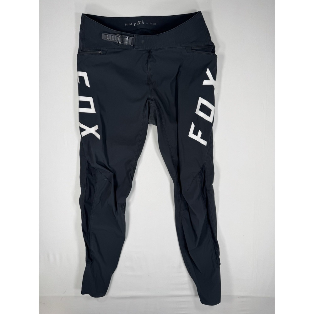 Fox Defend Men's Mountain Biking MTB Pants Black 34 34x31 Adjustable Waist